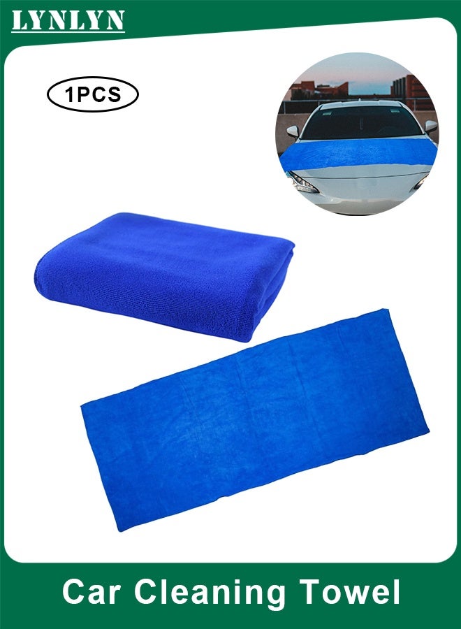 LYNLYN Heavyweight Microfiber Cleaning Towel, Extra Large Reusable Drying Cloth, Super Absorbent and Scratch-Free for Car Washing, Auto Detailing, and Multi-Purpose Cleaning (180 x 60cm) - Image 1